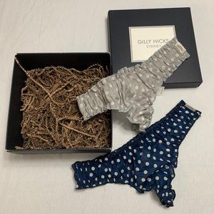 GILLY HICKS Thong 2pcs gift set